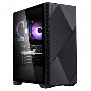 Корпус Zalman Z3 Iceberg Miditower, без БП, черный Z3 ICEBERG BLACK