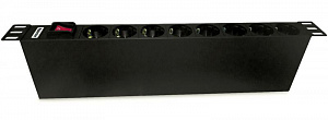 Блок розеток Hyperline SHT19-8SH-S-IEC 32645