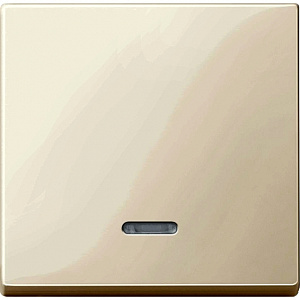 Клавиша с линзой Schneider Electric Merten SM скрытый монтаж, бежевый блестящий MTN436044