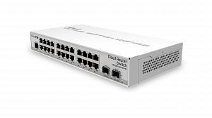 Коммутатор MikroTik 24x 10/100/1000 Ethernet, 2x SFP+ CRS326-24G-2S+IN