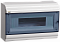 Щиток IEK ЩРн-П-12 12М, настенный, белый, прозрачная дверь
