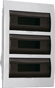 Щиток IEK ЩРВ-П-36 36М, встраиваемый, белый, прозрачная дверь MKP12-V-36-40-05