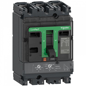 Автоматический выключатель Schneider Electric Compact NSX100B 25кА AC 3П3Т 16А TMD C10B3TM016
