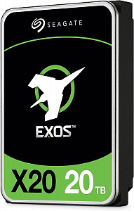 Жесткий диск Seagate Exos X20 20TB SATA 7.2K 3.5" 256MB, 512e/4KN ST20000NM007D