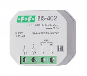 Реле импульсное Евроавтоматика ФиФ BIS-402 230В, 8А, в монтажную коробку EA01.005.002