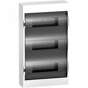Щиток Systeme Electric City9 Box 36М, настенный, белый, прозрачная дверь EZ9E312S2SRU
