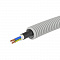 Труба гофрированная DKC ПВХ 16мм с кабелем ВВГнг(А)-LS 3х2.5 РЭК ГОСТ+ серый, 25 м/уп.