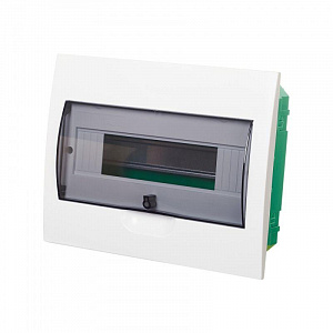 Щиток Systeme Electric City9 Box 12М, встраиваемый, белый, прозрачная дверь EZ9E112S2FRU