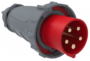 Вилка переносная IEK MAGNUM ССИ-035 63А-6ч/200/346-240/415В 3Р+РЕ+N IP67 PSN02-063-5