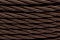 Провод ретро Bironi 2х1.5 матовый коричневый, 50 м/уп.