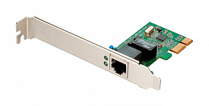 Сетевая карта D-Link 1 Gb/s, RJ-45, 1P, PCIe x1, low profile DGE-560T