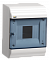 Щиток IEK ЩРн-П-4 4М, настенный, белый, прозрачная дверь