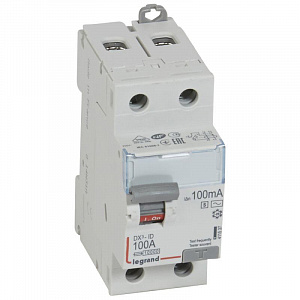Выключатель дифференциального тока Legrand DX3 2п 100А 100мА тип ACS 411537
