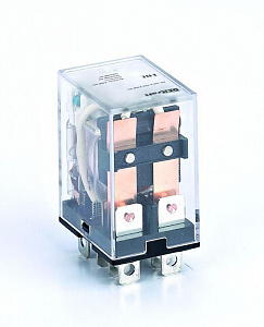 Реле промежуточное DEKraft ПР-102 10А 230В AC 2 контакта с LED-индикацией 23917DEK