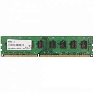 Оперативная память Foxline 8GB DDR3L 1600MHz UDIMM ECC CL11, 1.35V FL1600LE11/8
