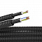 Труба гофрированная DKC ПНД 16мм с кабелем ВВГнг(А)-LS 3х1.5 РЭК ГОСТ+ черный, 100 м/уп.