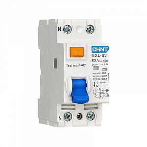 Выключатель дифференциального тока CHINT NXL-63 1п+N 16А 30мА тип A 6кА 280715