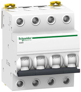 Автоматический выключатель Schneider Electric Acti 9 iK60N 40А 4п 4кА, C A9K24440