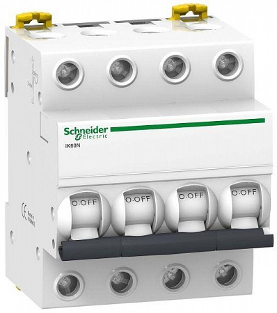 Автоматический выключатель Schneider Electric Acti 9 iK60N 16А 4п 6кА, C
