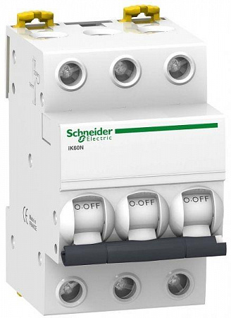 Автоматический выключатель Schneider Electric Acti 9 iK60N 20А 3п 6кА, C