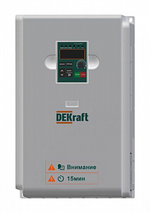 Частотный преобразователь DEKraft ПЧ-510-3PH-380В-11кВт-B DEKV060G011T4B