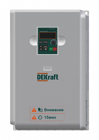 Частотный преобразователь DEKraft ПЧ-510-3PH-380В-15кВт-B