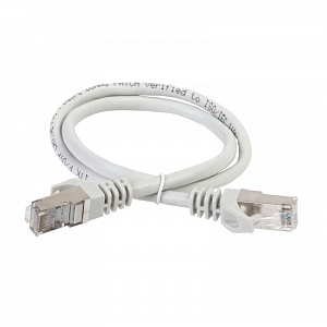 Патч-корд ITK F/UTP 6 3м PVC, Серый PC01-C6F-3M