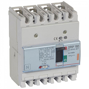 Автоматический выключатель Legrand DPX3 160 4п 160А 25кА термомагнитный расцепитель 420057