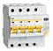 Дифференциальный автоматический выключатель IEK АД14 4П 63А 100мА, тип AC, 4.5кА, C