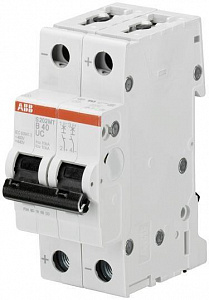 Автоматический выключатель ABB S202M 50А 2п B, 6 кА, S202M-B50UC 2CDS272061R0505