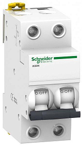 Автоматический выключатель Schneider Electric Acti 9 iK60N 6А 2п C, 6 кА A9K24206