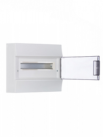 Щиток ABB Mistral41 12М, настенный, белый, прозрачная дверь
