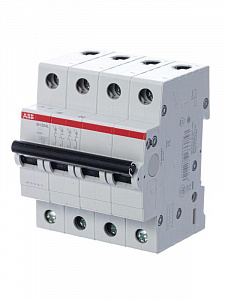 Автоматический выключатель ABB SH204L 6А 4п C, 4.5кА, SH204L-C6 2CDS244001R0064