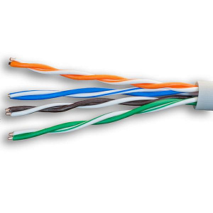 Кабель витая пара SUPRLAN Standard U/UTP 4х2хAWG24 5E LSZH нг(А)-HF 01-0320-1