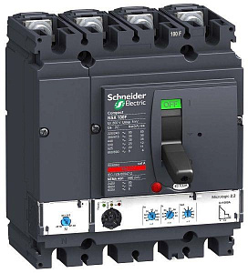 Автоматический выключатель Schneider Electric ComPact NSX100F 4п 4т 40А 36кА Micrologic 2.2 LV429782