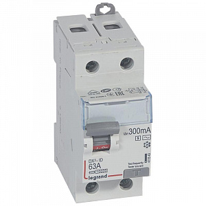 Выключатель дифференциального тока Legrand DX3 2п 63А 300мА тип ACS 411543
