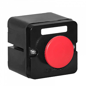 Пост кнопочный Электродеталь ПКЕ-222/1 Стоп, красный грибок ПКЕ-222/1.1К.С.Гр