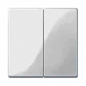 Клавиша двойная Schneider Electric Merten SM скрытый монтаж, белый MTN432519