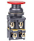 Выключатель кнопочный Электротехник КЕ-022 У3 исп.3 красный 2з+2р гриб без фиксации IP40 10А 660В