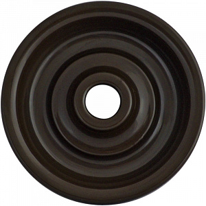 Накладка для выключателя Bironi Шедель коричневая, пластик, скрытый смонтаж B3-062-22
