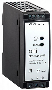 Блок питания ONI OPS 220В AC/24В DC 60Вт OPS-DC24-060B