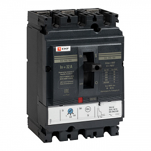 Автоматический выключатель EKF ВА-99C Compact NS PROxima 3П 160/32А 36кА mccb99C-160-32