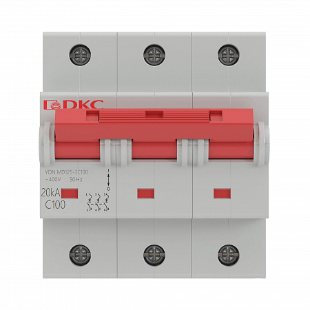 Автоматический выключатель DKC YON MD125 125А 3п 15кА, C