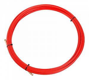 Протяжка кабельная Rexant стеклопруток, д.3.5 мм, 20 м, красная 47-1020