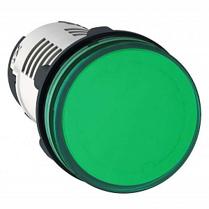 Лампа светосигнальная Schneider Electric d22 мм 230В зеленая XB7EV03MP