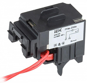Расцепитель независимый IEK MASTER РНм-250е (РНм-35) 220В с электронным расцепителем SVA31D-RN-02