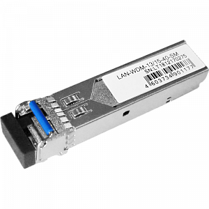 Трансивер LANMASTER SFP WDM 1.25G, 1310/1550nm, 40 km, LC, DDM, Cisco LAN-WDM-13/15-40-SM