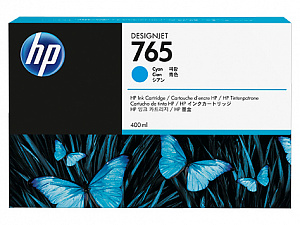 Картридж HP 765 струйный голубой 400мл F9J52A