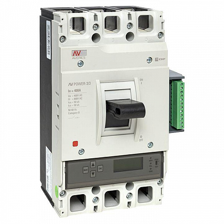 Автоматический выключатель EKF Averes 3п 400А 50кА AV POWER-3/3 ETU6.2