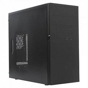 Корпус Powerman ES725 Minitower, 400W, черный 6111492